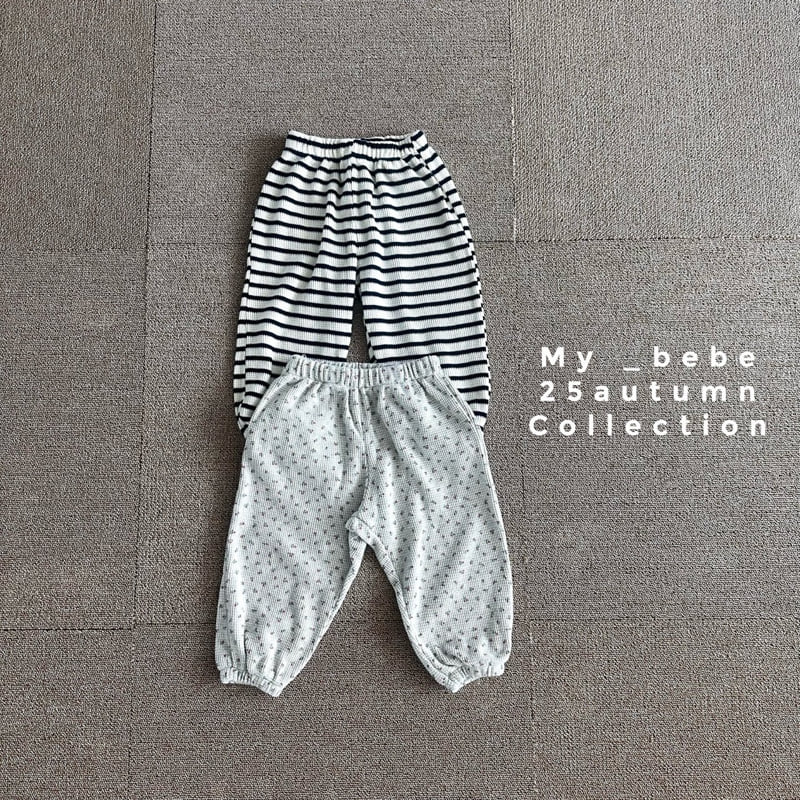 My Bebe - Korean Baby Fashion - #onlinebabyshop - Waffle Pants
