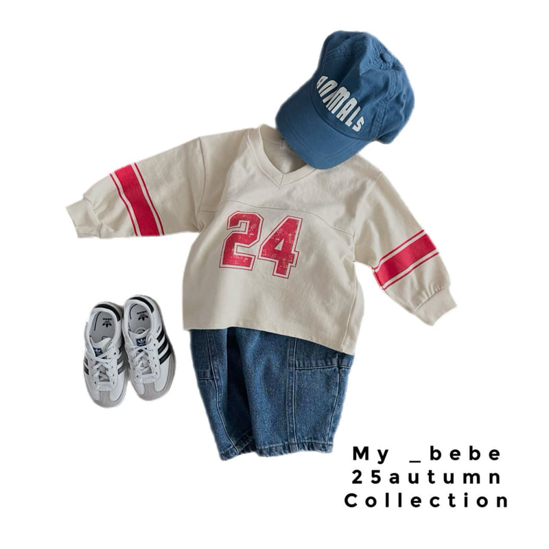 My Bebe - Korean Baby Fashion - #onlinebabyshop - 24 V-Neck Tee - 8