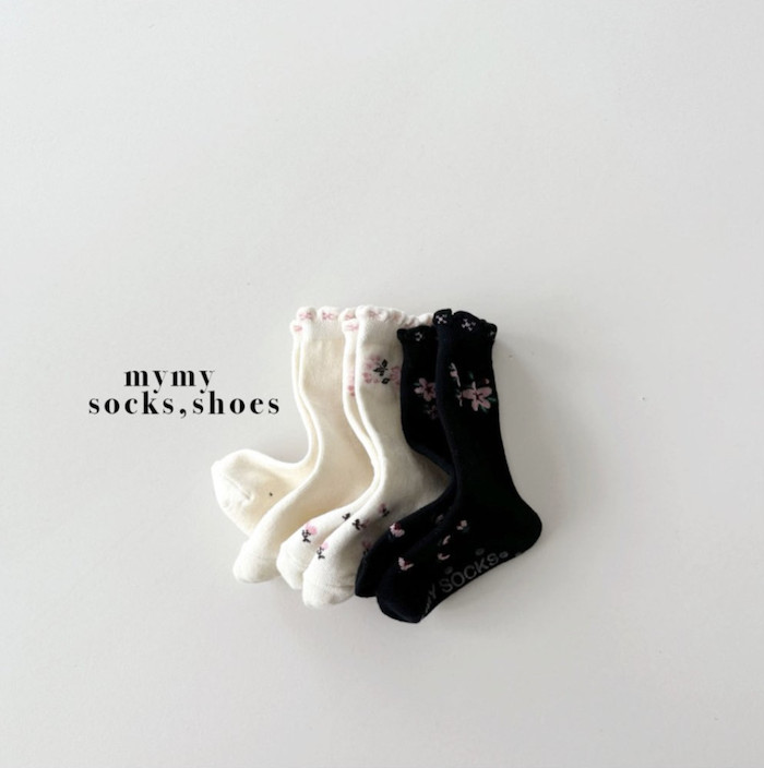 My Socks - Korean Children Fashion - #littlefashionista - Plum Bean Set