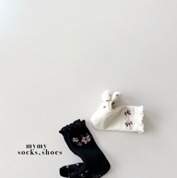 My Socks - Korean Children Fashion - #todddlerfashion - Plum Bean Set - 5