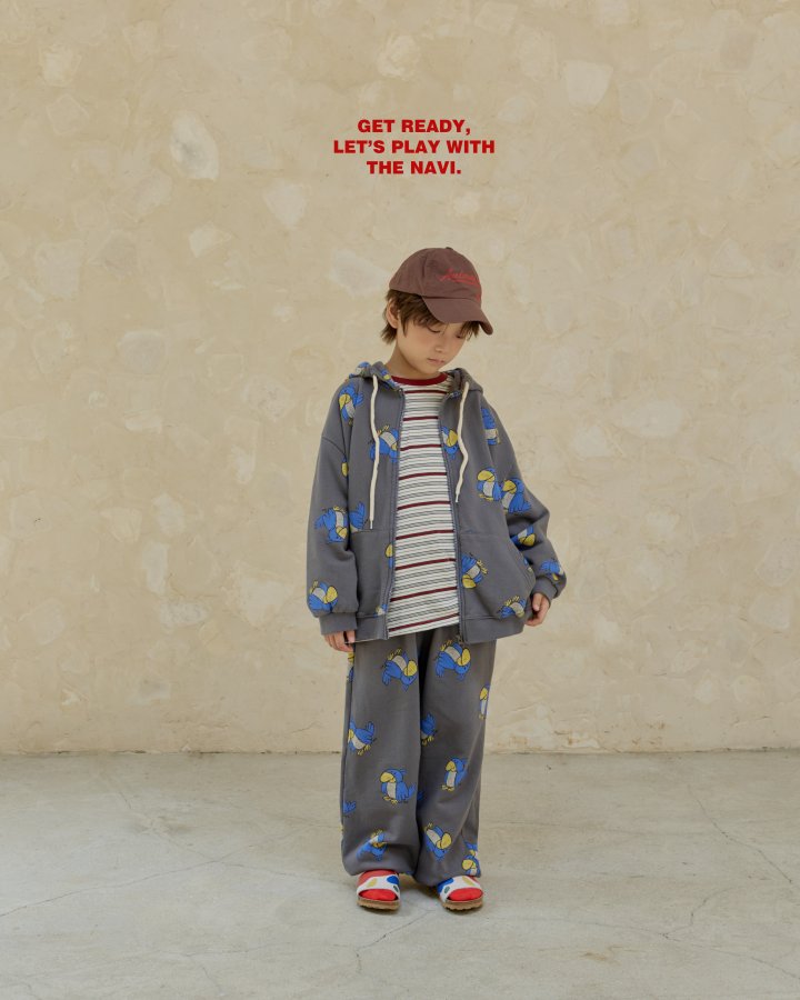 Navi - Korean Children Fashion - #Kfashion4kids - Bird Hoodie Zip-Up - 10