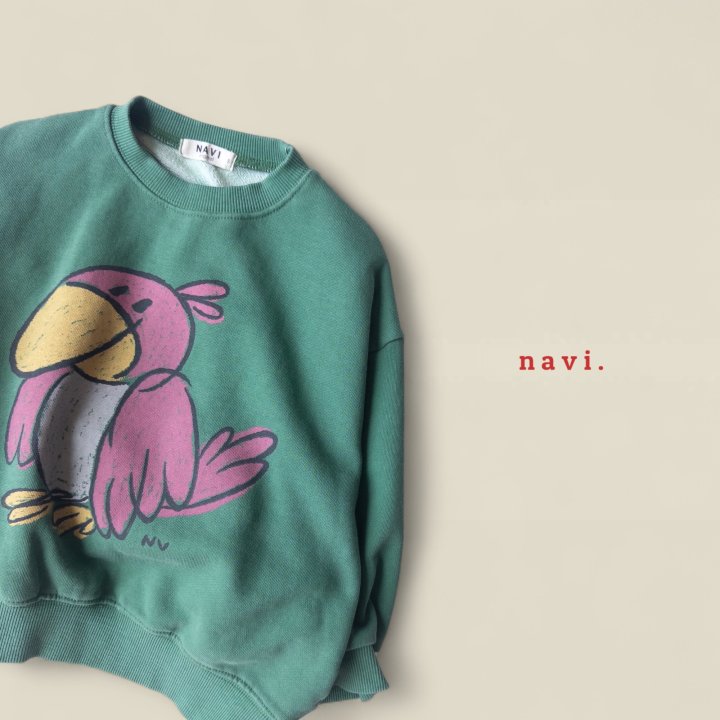 Navi - Korean Children Fashion - #Kfashion4kids - Parrot Sweatshirt - 8