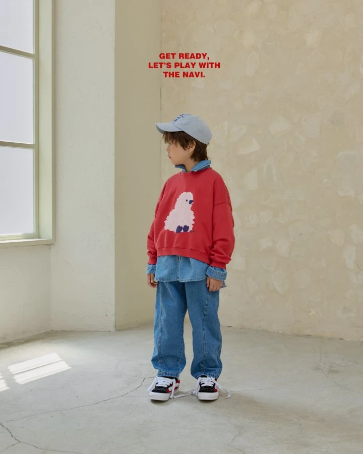 Navi - Korean Children Fashion - #childofig - Woody Denim Shirt - 7
