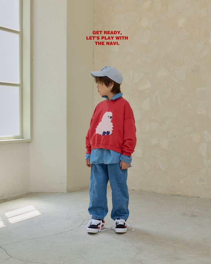 Navi - Korean Children Fashion - #childofig - Chick Sweatshirt - 6