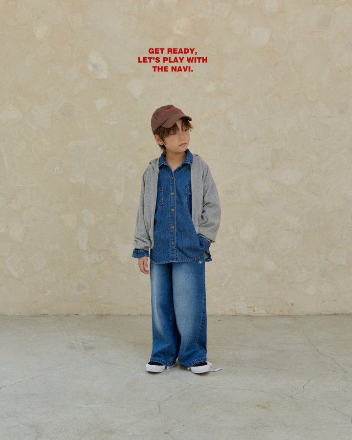Navi - Korean Children Fashion - #childofig - Apple Hoodie Zip-Up - 10