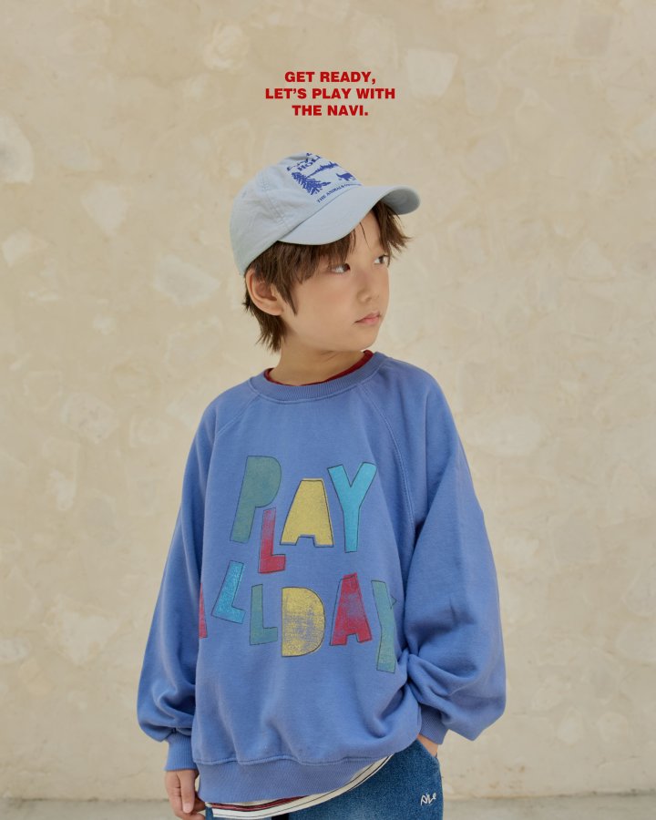Navi - Korean Children Fashion - #childofig - All Day Sweatshirt - 5