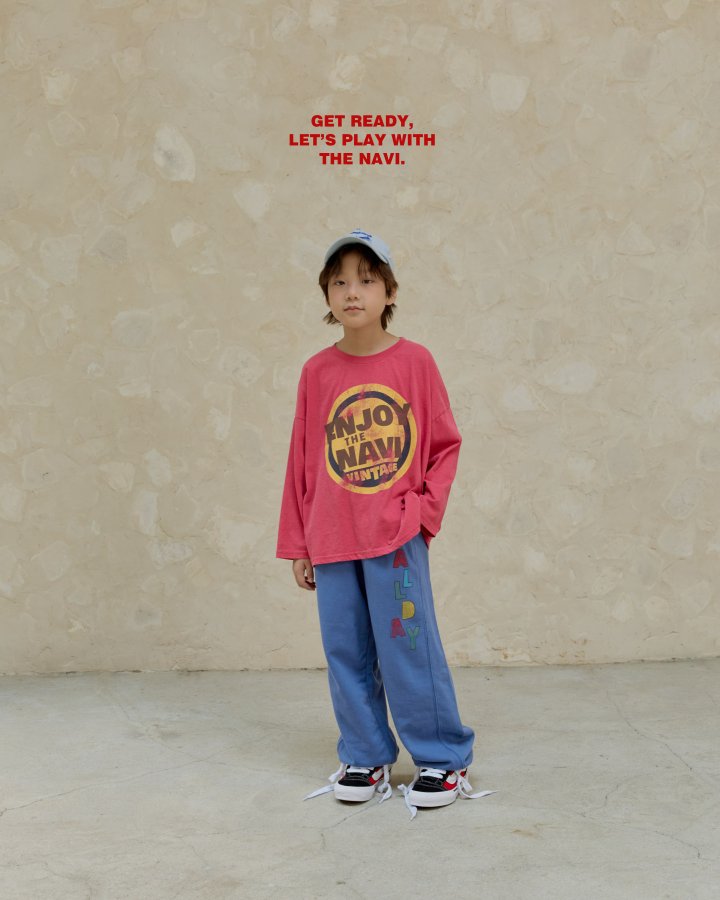Navi - Korean Children Fashion - #childrensboutique - Circle Tee - 3