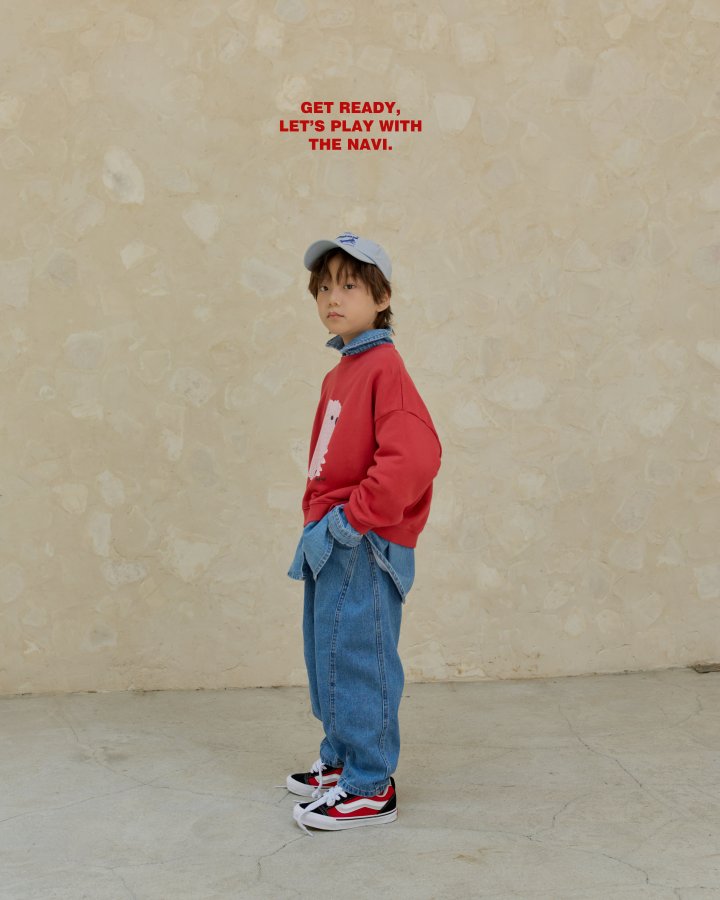 Navi - Korean Children Fashion - #childrensboutique - Two-Two Denim Pants - 9