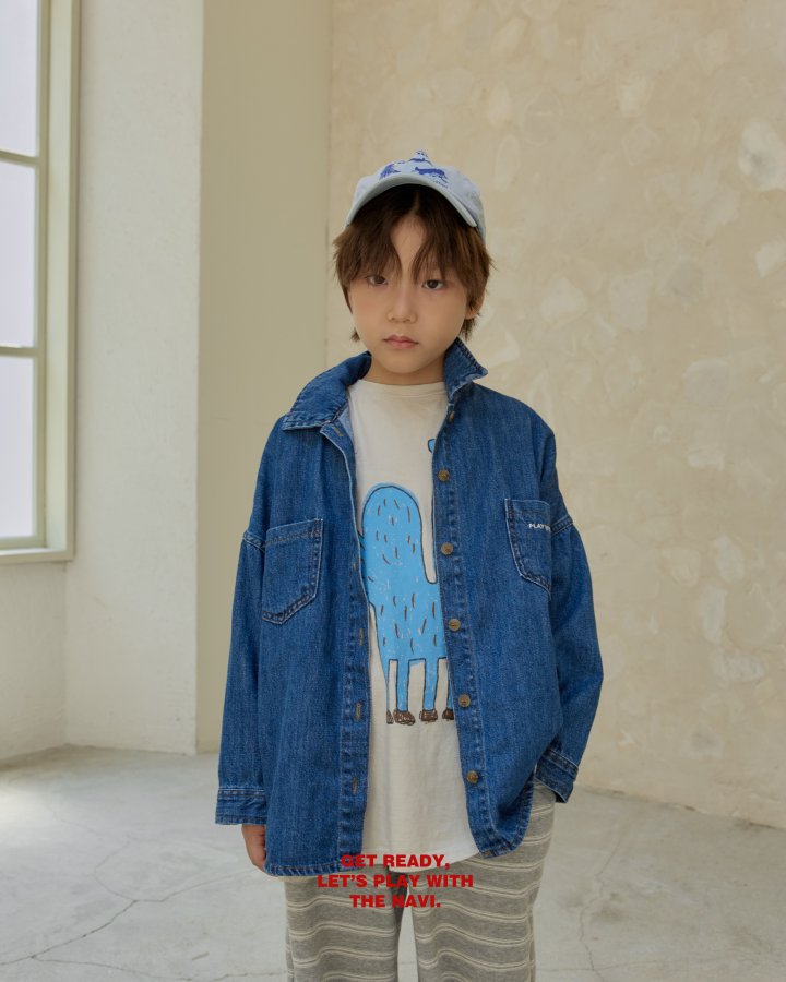 Navi - Korean Children Fashion - #designkidswear - Camel Long Tee - 7