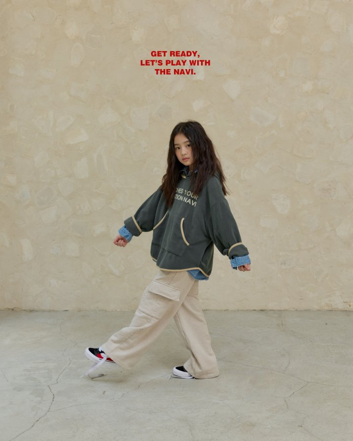 Navi - Korean Children Fashion - #designkidswear - Catch Hoodie Tee - 9