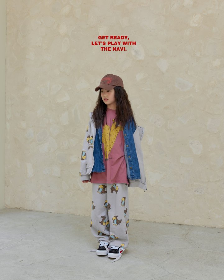 Navi - Korean Children Fashion - #fashionkids - Camel Long Tee - 9