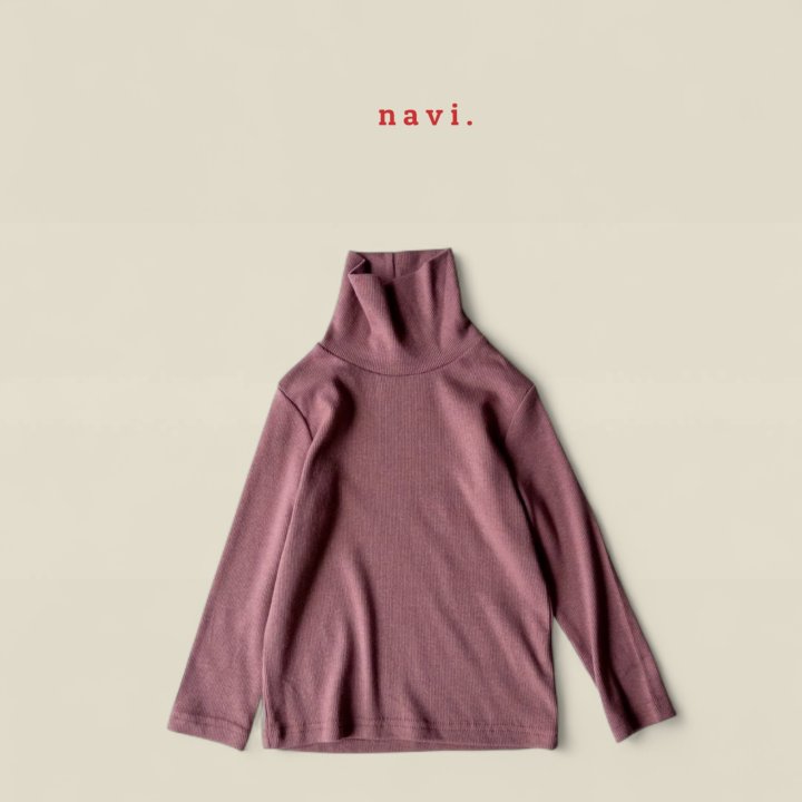 Navi - Korean Children Fashion - #fashionkids - Mild Turtleneck Tee - 4