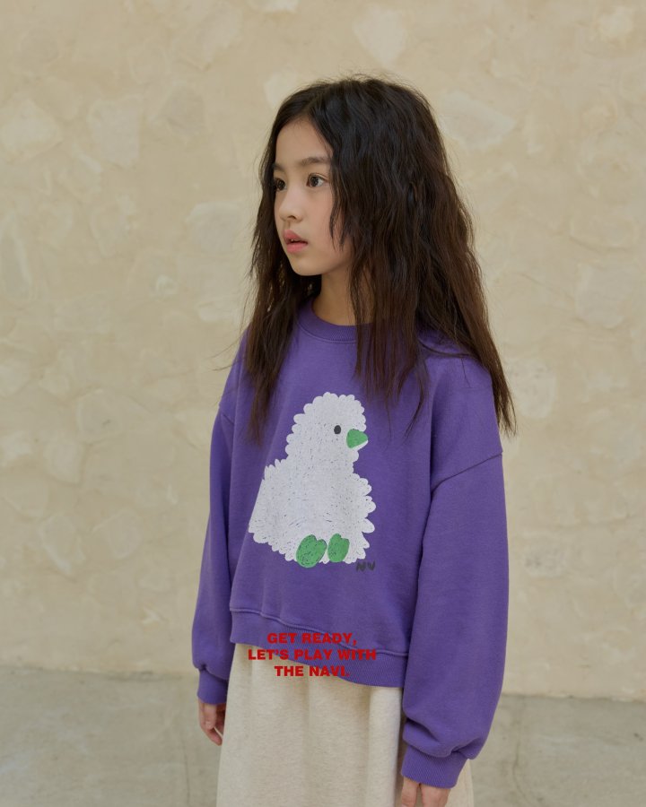 Navi - Korean Children Fashion - #kidsshorts - Chick Sweatshirt - 11