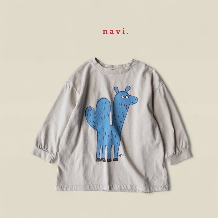 Navi - Korean Children Fashion - #kidzfashiontrend - Camel Long Tee - 12