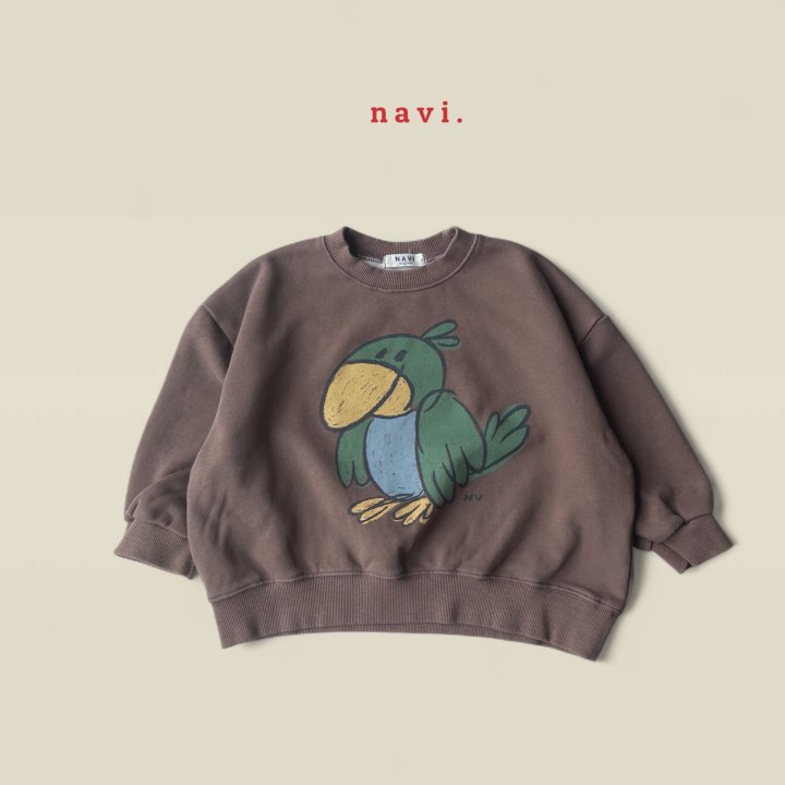 Navi - Korean Children Fashion - #littlefashionista - Parrot Sweatshirt - 9
