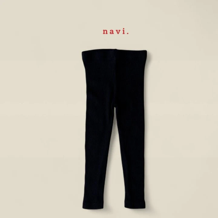 Navi - Korean Children Fashion - #magicofchildhood - Ribbed Leggings - 5