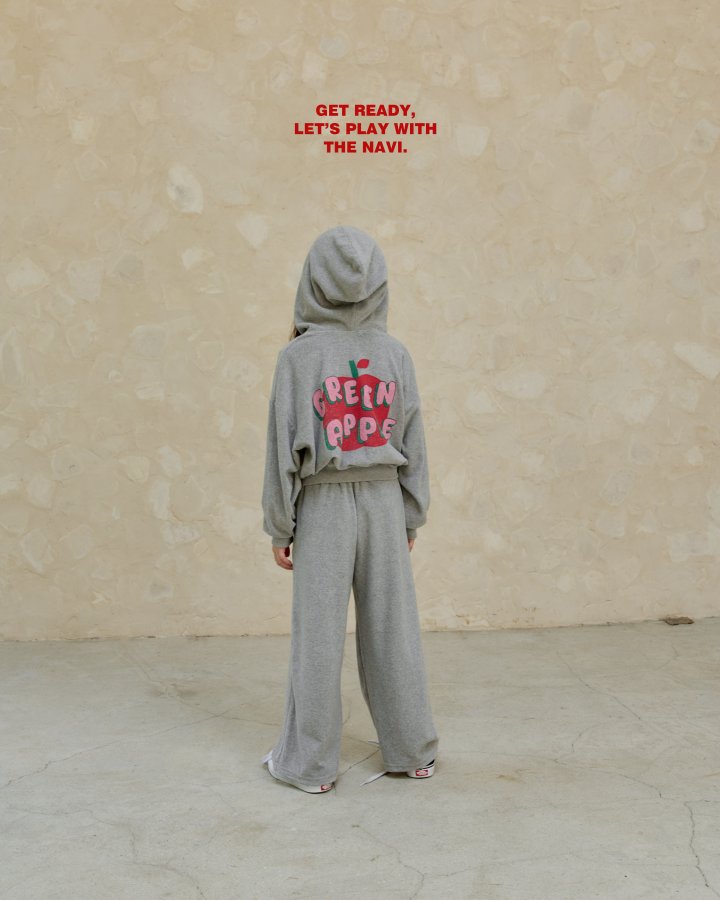 Navi - Korean Children Fashion - #magicofchildhood - Apple Hoodie Zip-Up - 6