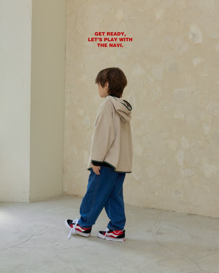 Navi - Korean Children Fashion - #littlefashionista - Two-Two Denim Pants - 4