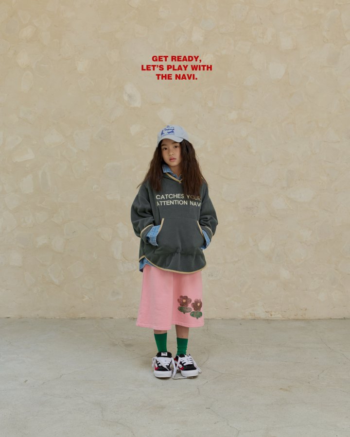 Navi - Korean Children Fashion - #magicofchildhood - Catch Hoodie Tee - 3