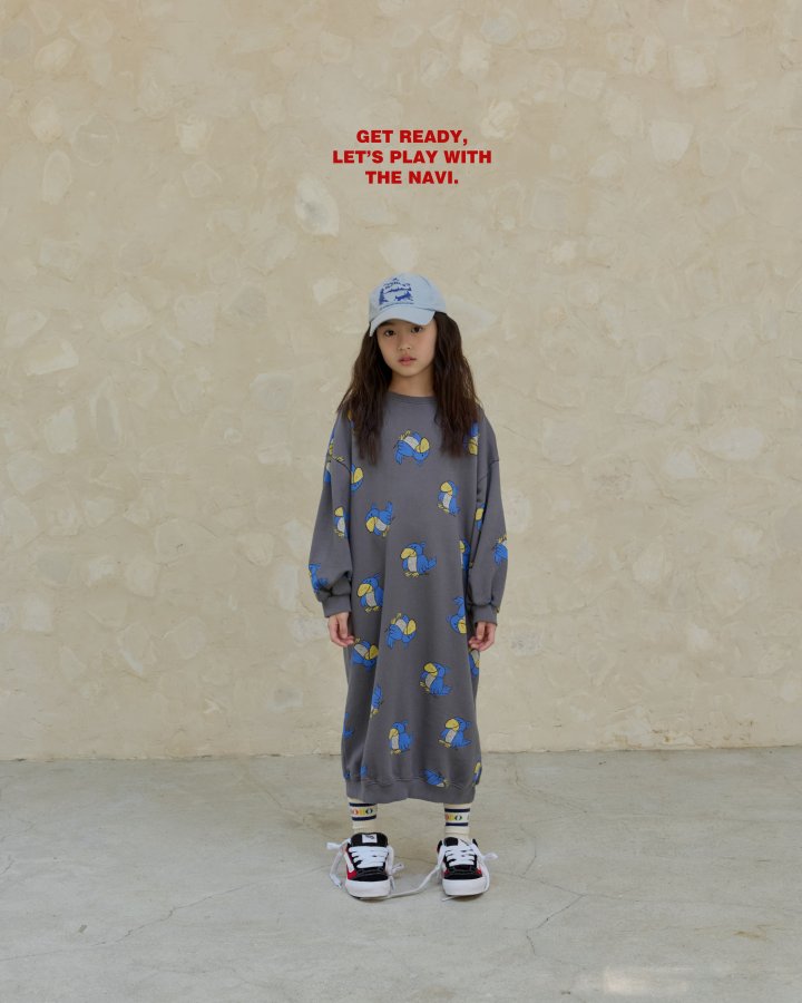Navi - Korean Children Fashion - #magicofchildhood - Bird One-piece - 8