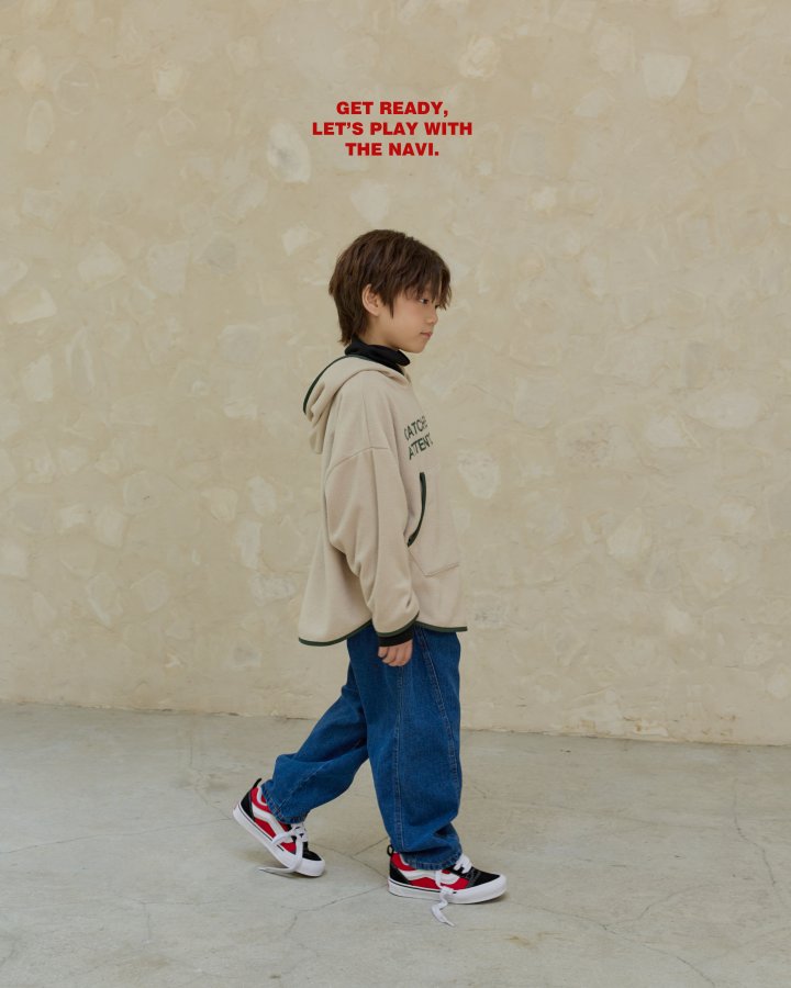 Navi - Korean Children Fashion - #minifashionista - Two-Two Denim Pants - 5