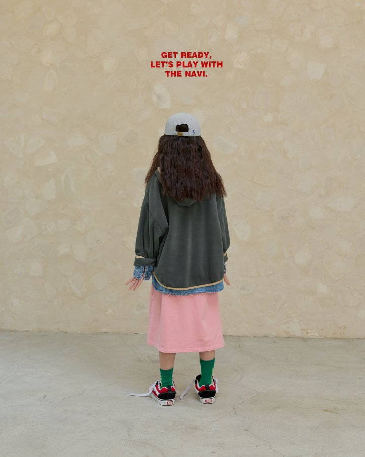 Navi - Korean Children Fashion - #magicofchildhood - Catch Hoodie Tee - 4
