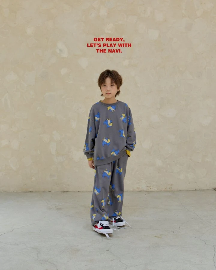 Navi - Korean Children Fashion - #minifashionista - Bird Sweatshirt - 2