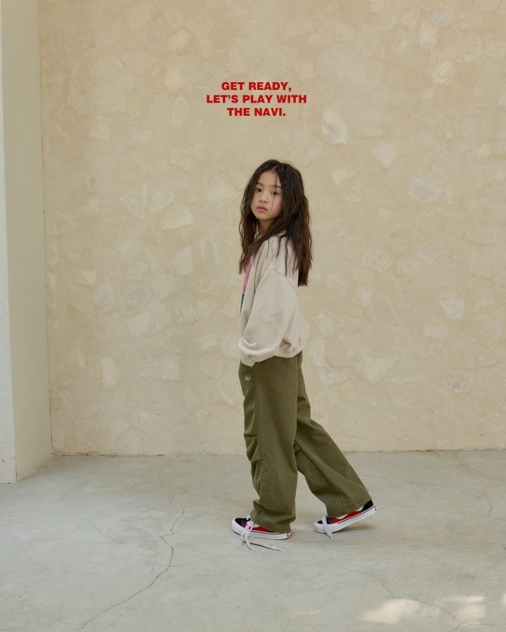 Navi - Korean Children Fashion - #prettylittlegirls - Lily Crop Sweatshirt - 10