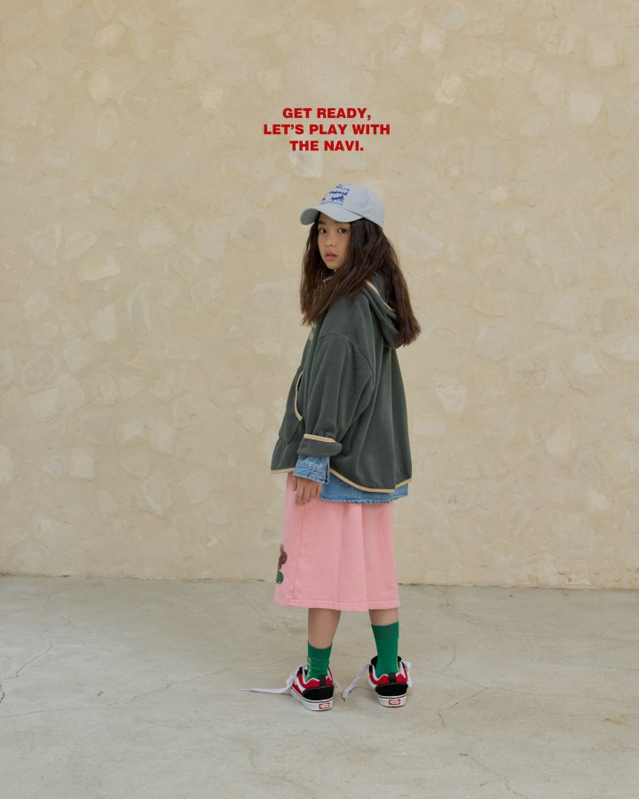 Navi - Korean Children Fashion - #prettylittlegirls - Catch Hoodie Tee - 5