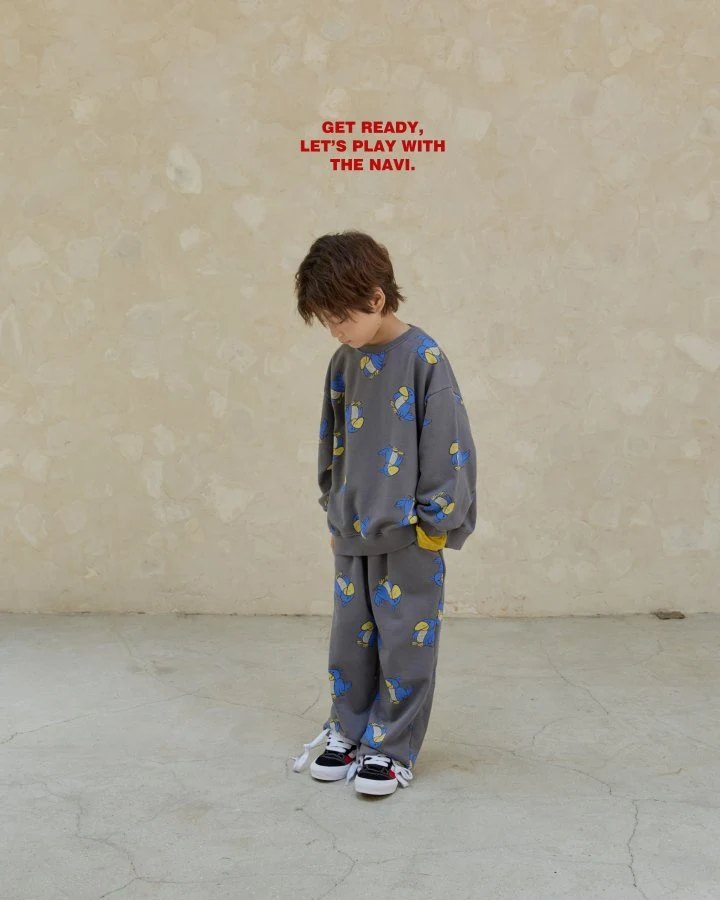 Navi - Korean Children Fashion - #prettylittlegirls - Bird Sweatshirt - 3