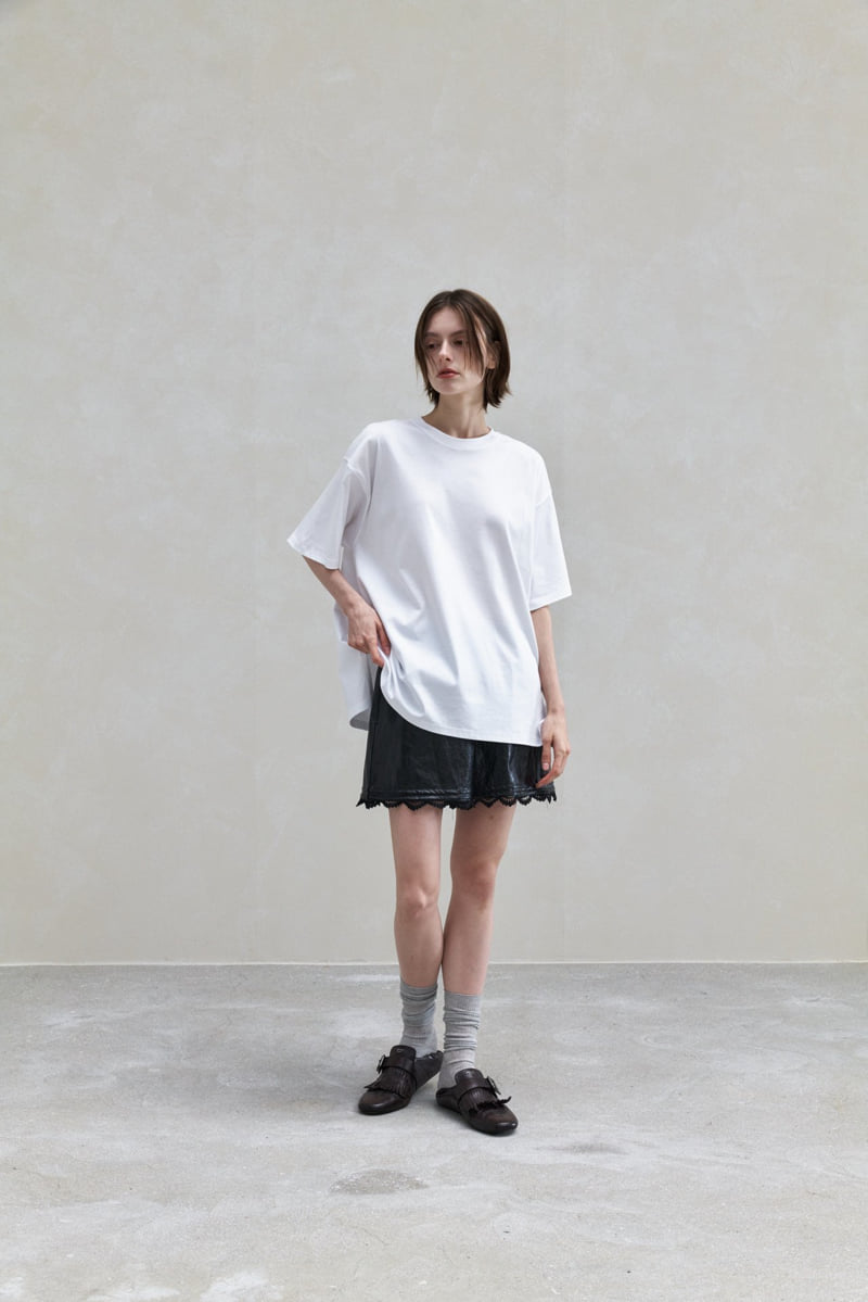 Neroli36 - Korean Women Fashion - #momslook - Arr Box Tee - 11