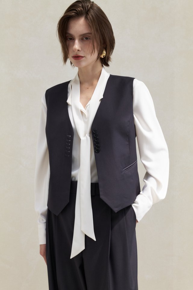 Neroli36 - Korean Women Fashion - #momslook - Lauren Buckle Vest - 7