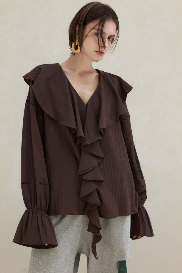 Neroli36 - Korean Women Fashion - #momslook - Merci Blouse - 5