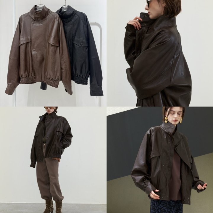 Neroli36 - Korean Women Fashion - #momslook - M Leather Jacket - 6