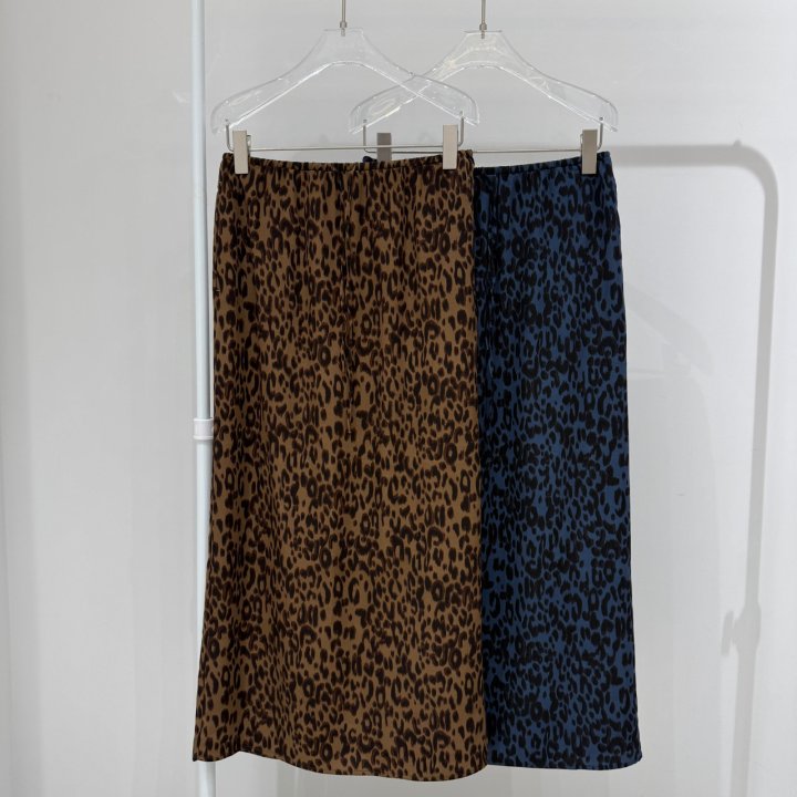 Neroli36 - Korean Women Fashion - #momslook - Leopard Skirt