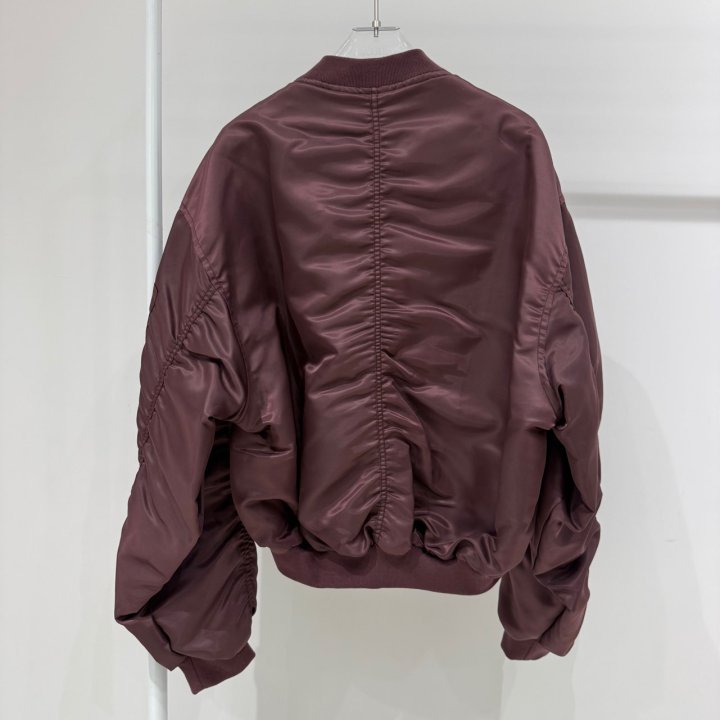 Neroli36 - Korean Women Fashion - #momslook - Crop Airforce Blouson - 3