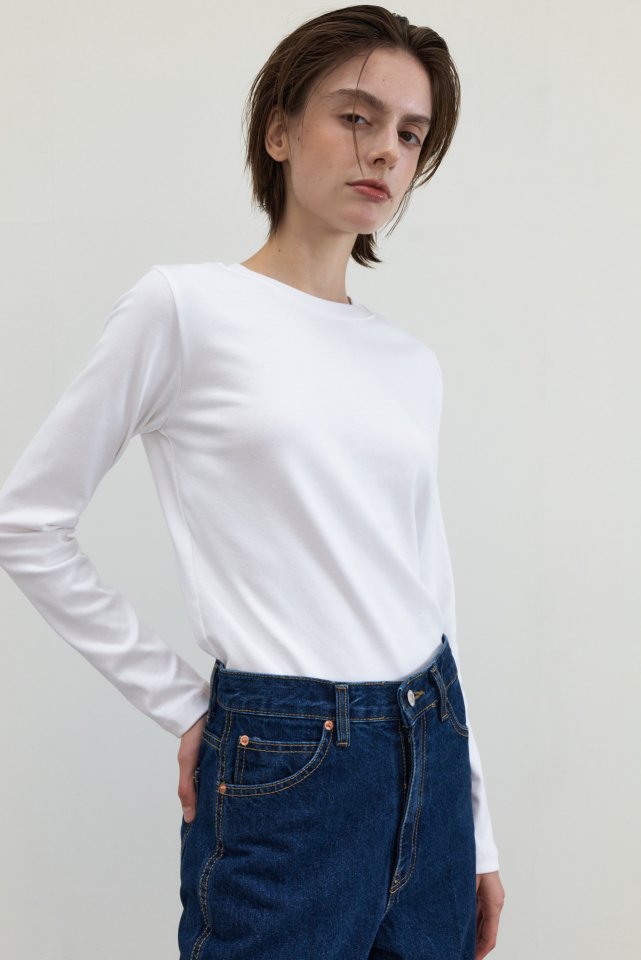 Neroli36 - Korean Women Fashion - #womensfashion - Dark Blue Denim Pants - 4