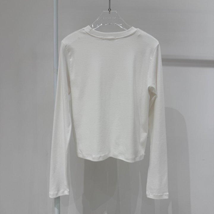 Neroli36 - Korean Women Fashion - #momslook - Mitin Long Sleeved Tee - 3
