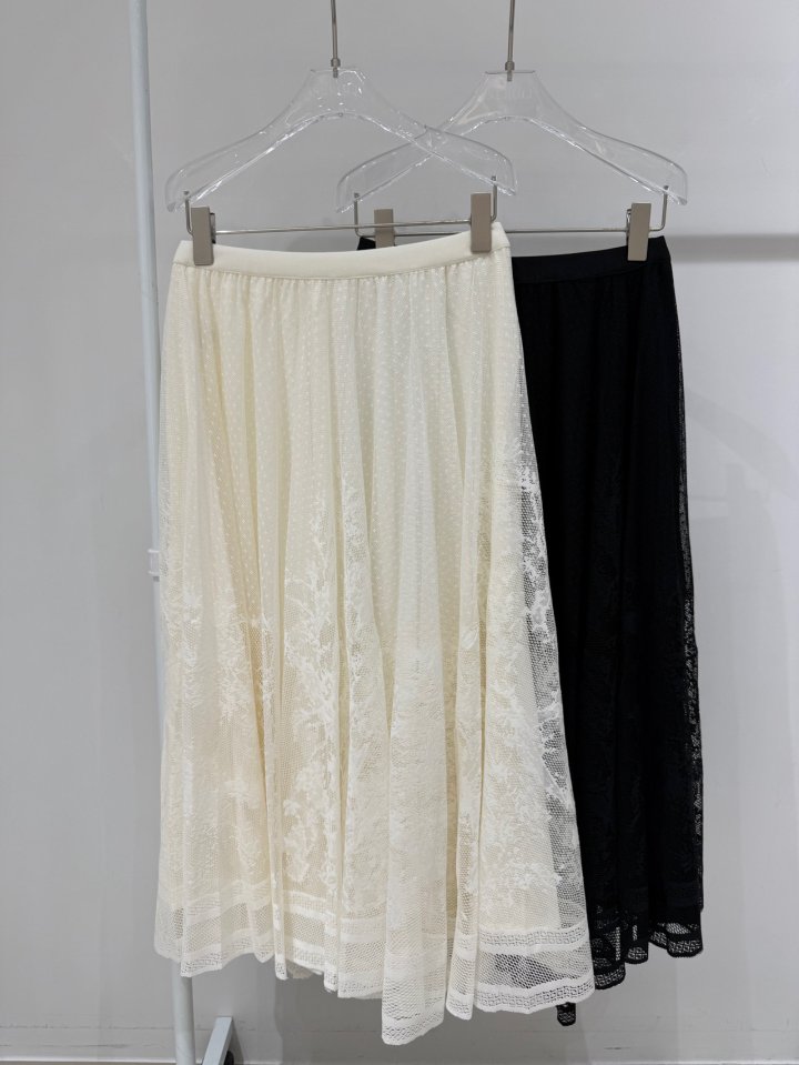 Neroli36 - Korean Women Fashion - #momslook - Cha Lace Skirt