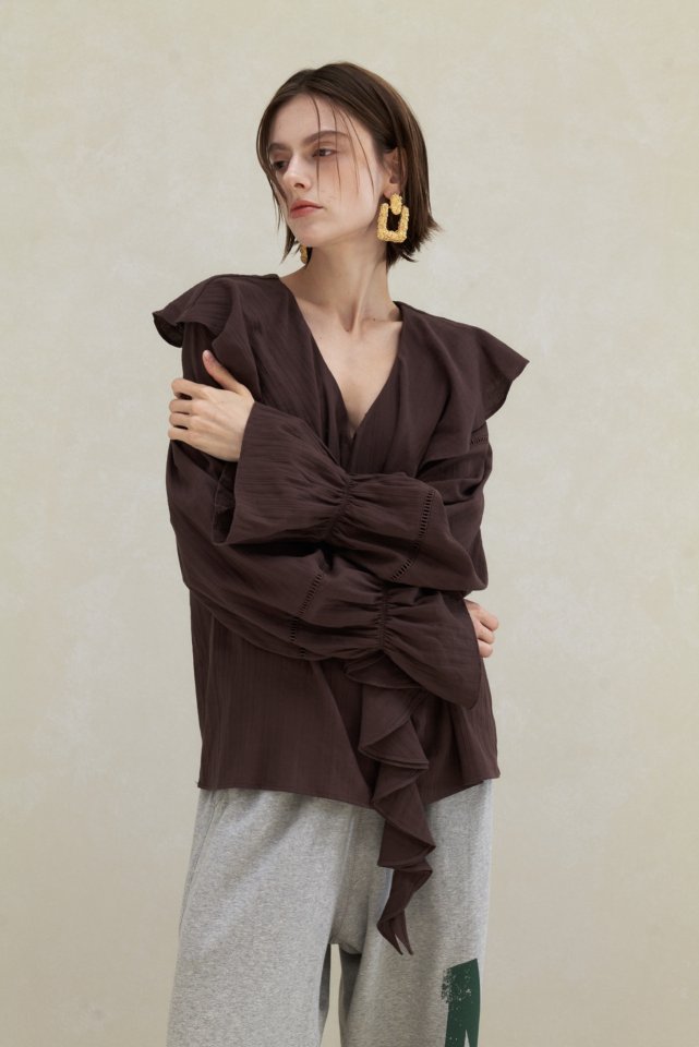 Neroli36 - Korean Women Fashion - #womensfashion - Merci Blouse - 8