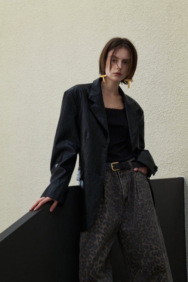 Neroli36 - Korean Women Fashion - #womensfashion - Overfit Single Jacket - 8