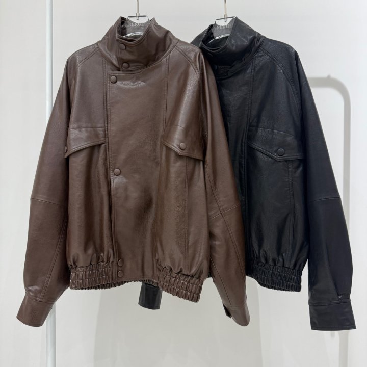 Neroli36 - Korean Women Fashion - #womensfashion - M Leather Jacket