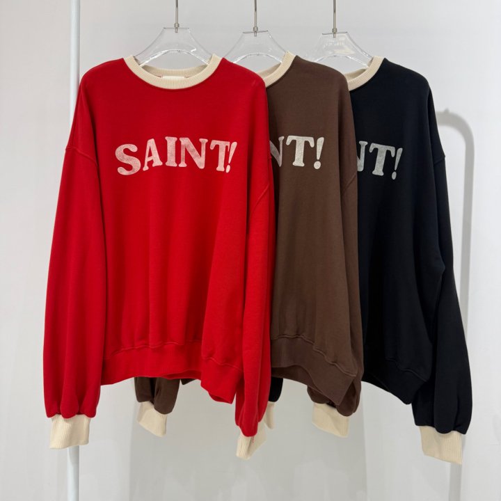 Neroli36 - Korean Women Fashion - #womensfashion - Saint Sweatshirts