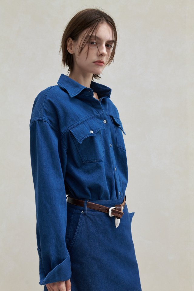 Neroli36 - Korean Women Fashion - #womensfashion - Wrap Denim Skirt - 12