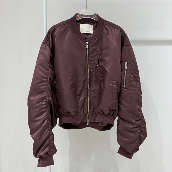 Neroli36 - Korean Women Fashion - #womensfashion - Crop Airforce Blouson - 2
