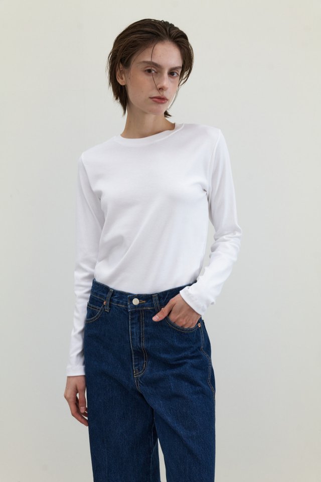 Neroli36 - Korean Women Fashion - #womensfashion - Dark Blue Denim Pants - 9