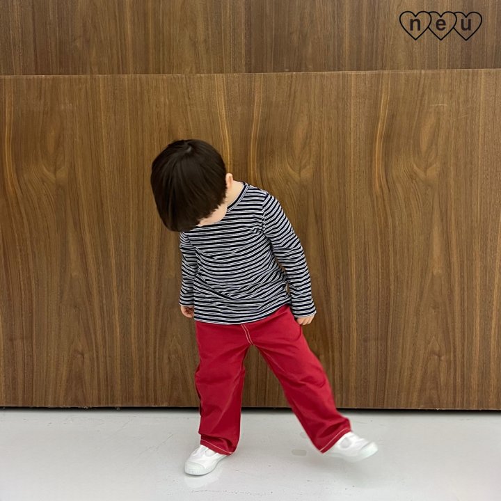 Neu - Korean Baby Fashion - #babyboutique - Striped Tee - 11