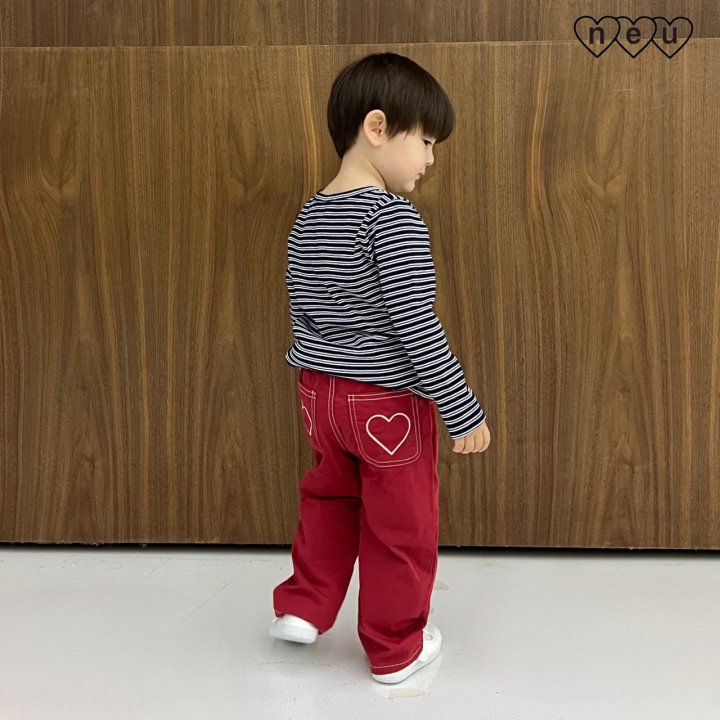 Neu - Korean Baby Fashion - #babyboutique - Striped Tee - 12