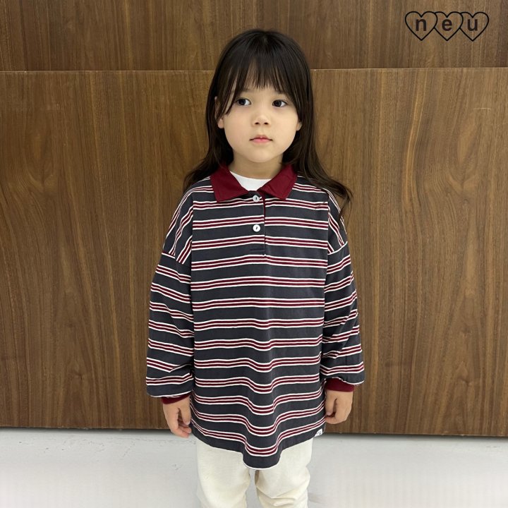 Neu - Korean Baby Fashion - #babyboutique - Multi Rugby Tee - 4