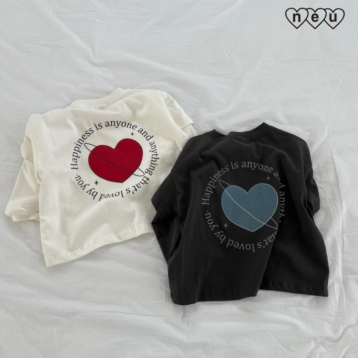 Neu - Korean Baby Fashion - #babyboutique - Heart Layered Tee